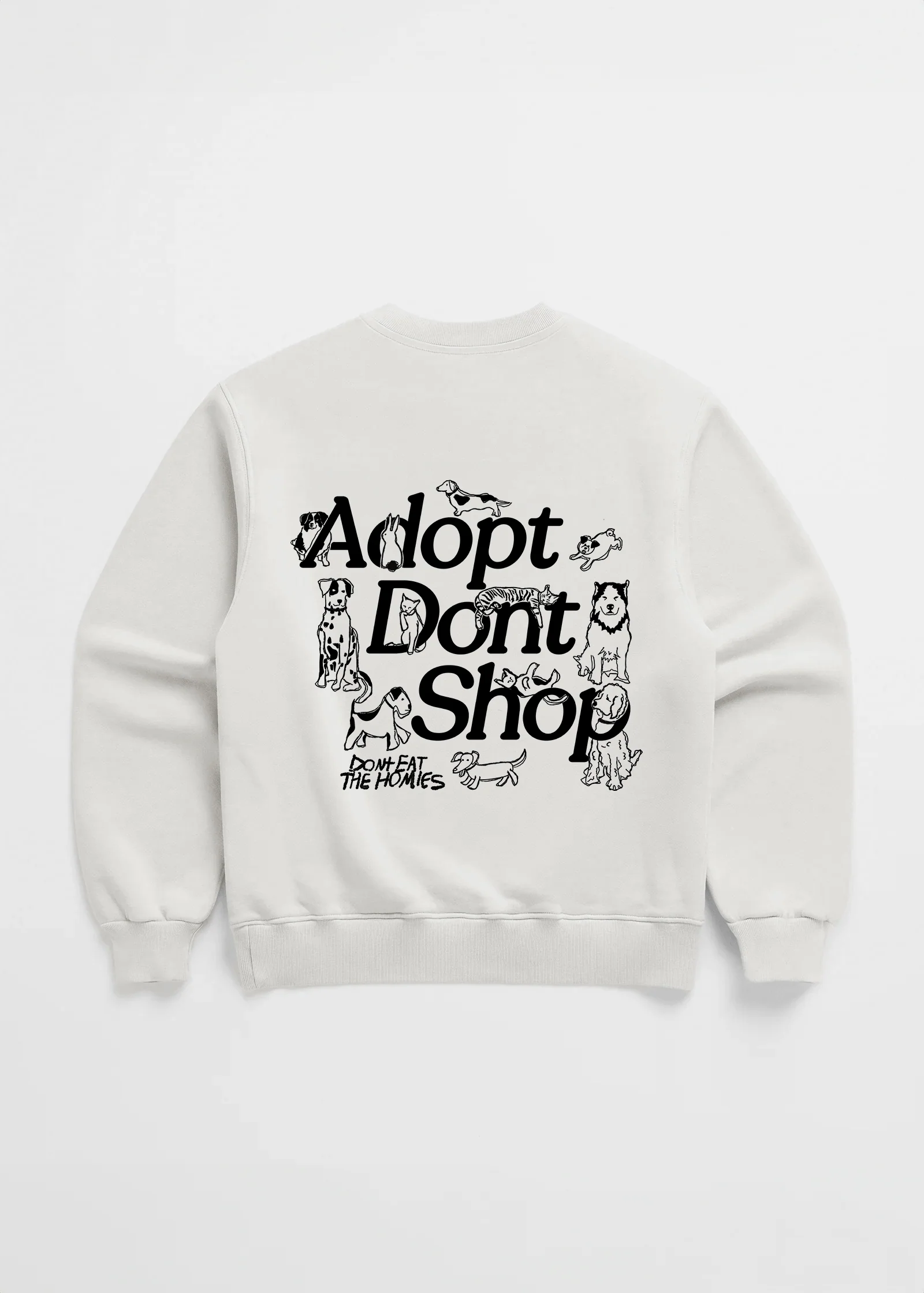 Adopt Dont Shop Crewneck - Image 3
