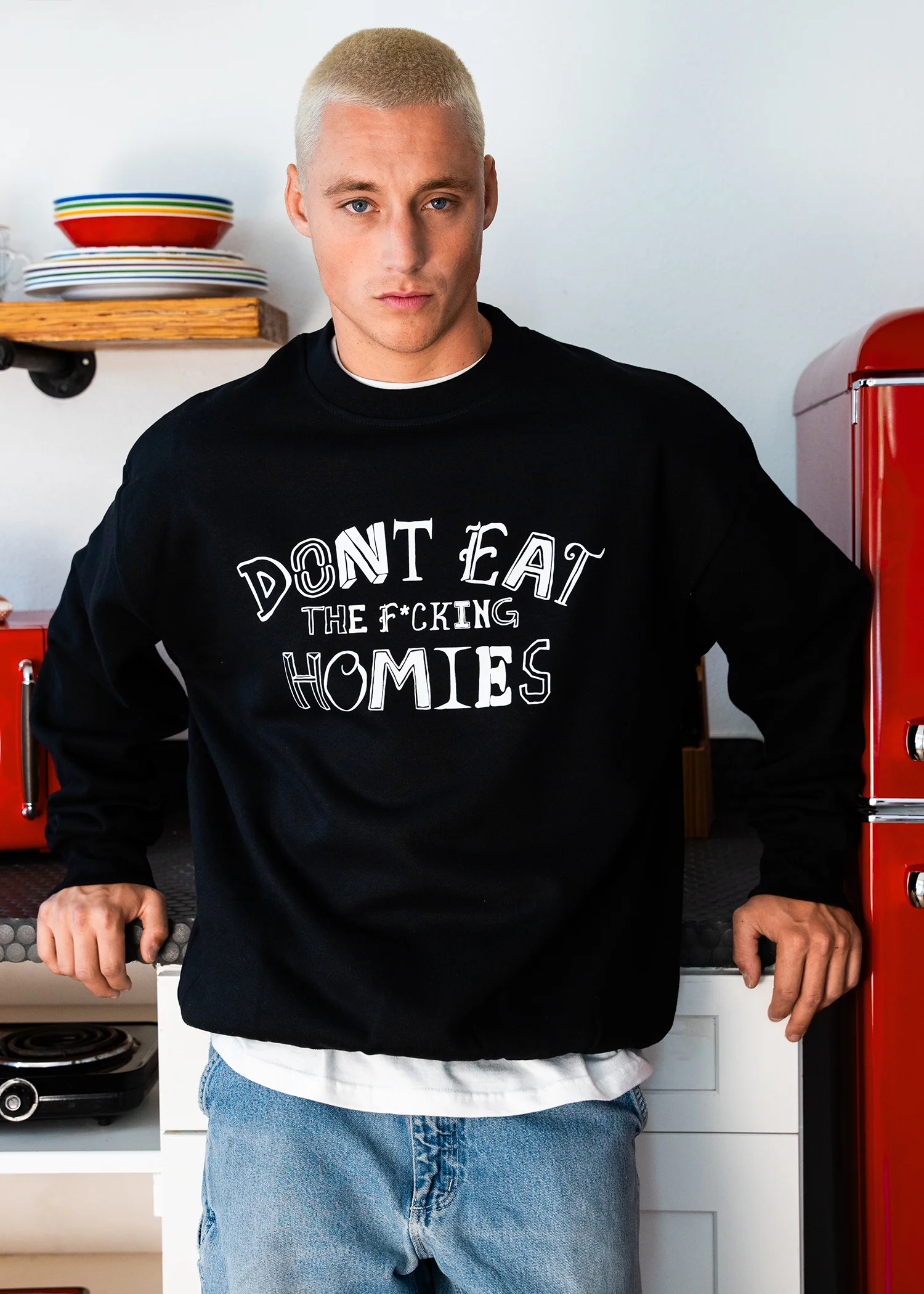 Dont Eat The Effing Homies Crewneck - Image 4